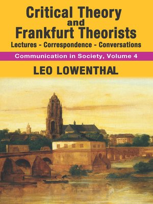 cover image of Critical Theory and Frankfurt Theorists